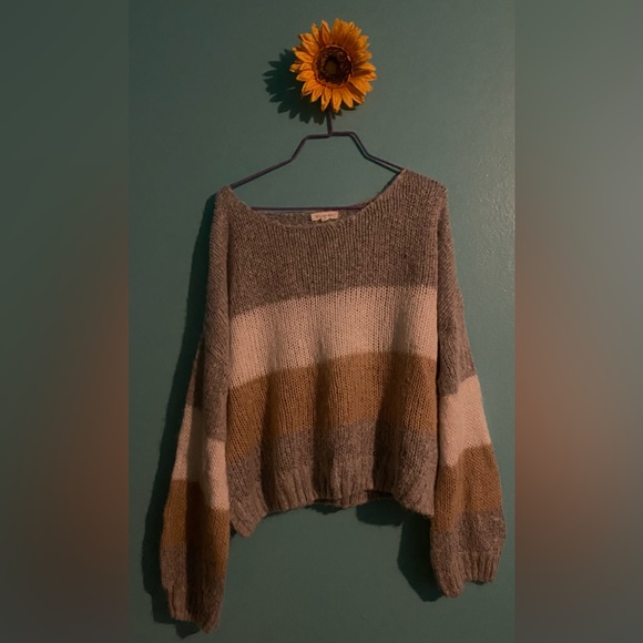 Blu Pepper Sweaters - Striped sweater